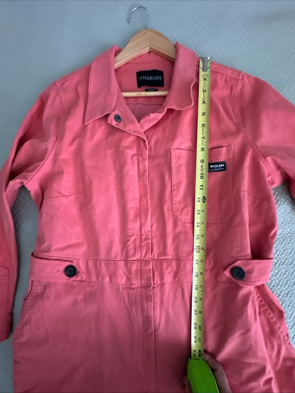 Wildfang Coral Utility Coverall Jumpsuit - Vtg Style womens sz 1X - Picture 4 of 15